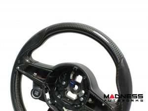 Alfa Romeo Stelvio Steering Wheel Trim - Carbon Fiber - Upper Trim Piece - QV Model Alfa Romeo Stelvio Steering Wheel Trim - Carbon Fiber - Upper Trim Piece - QV Model